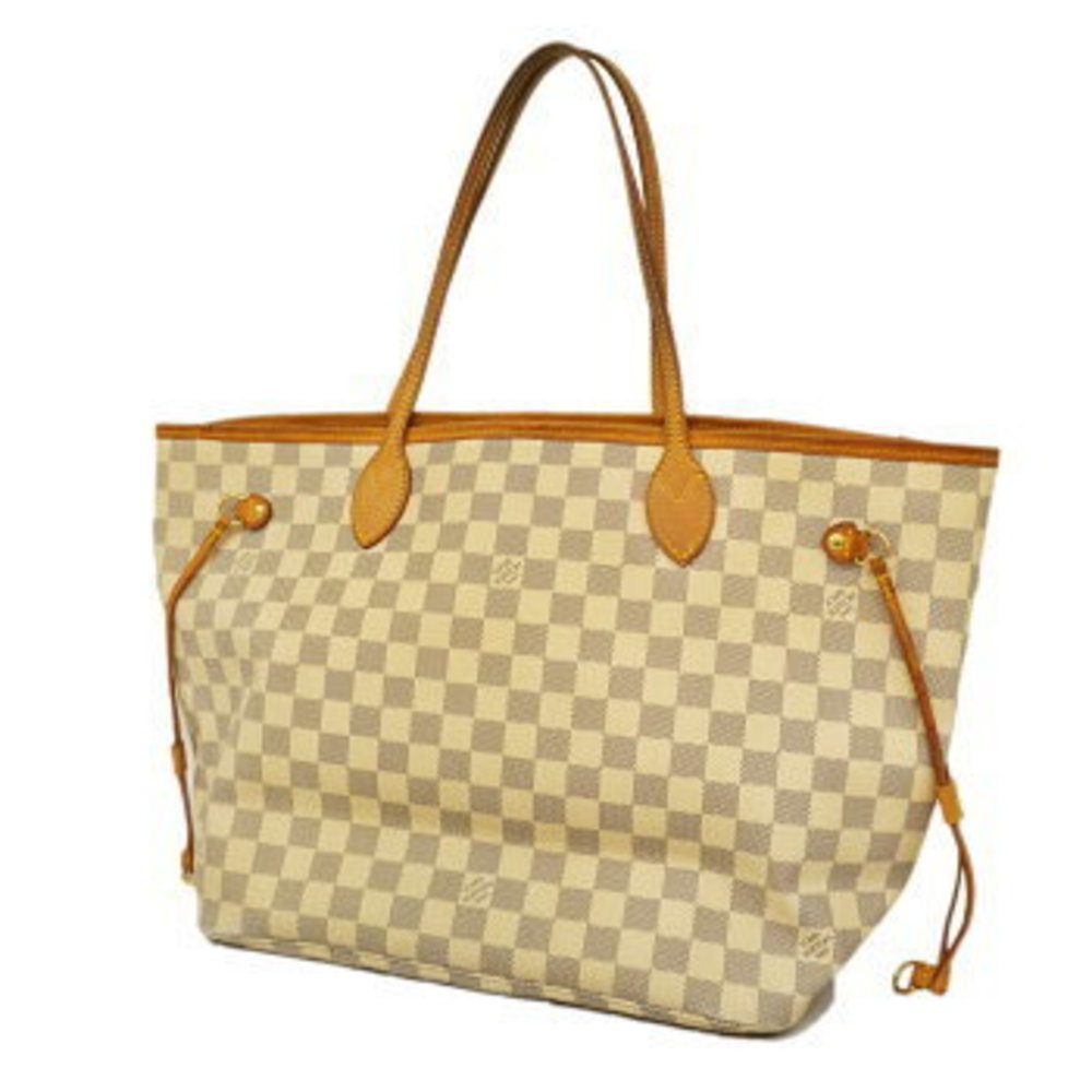 Louis Vuitton Damier Azur Neverfull MM Tote Bag